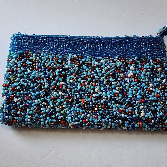 Gorgeous Boho Beaded Heavy Wristlet - Picture 3 of 6